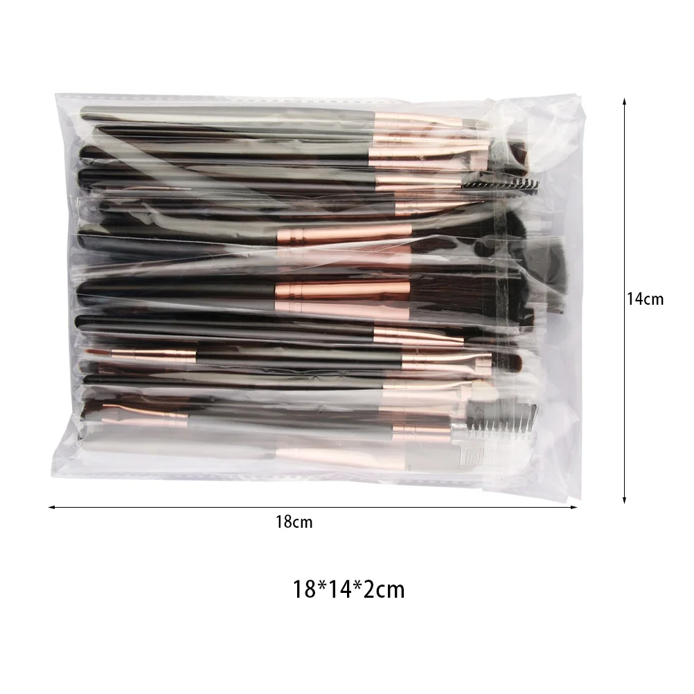 Juego de brochas de maquillaje de 25 uds, cerdas de nailon de alta calidad, mango de plástico, brochas cosméticas para maquillaje de mujer