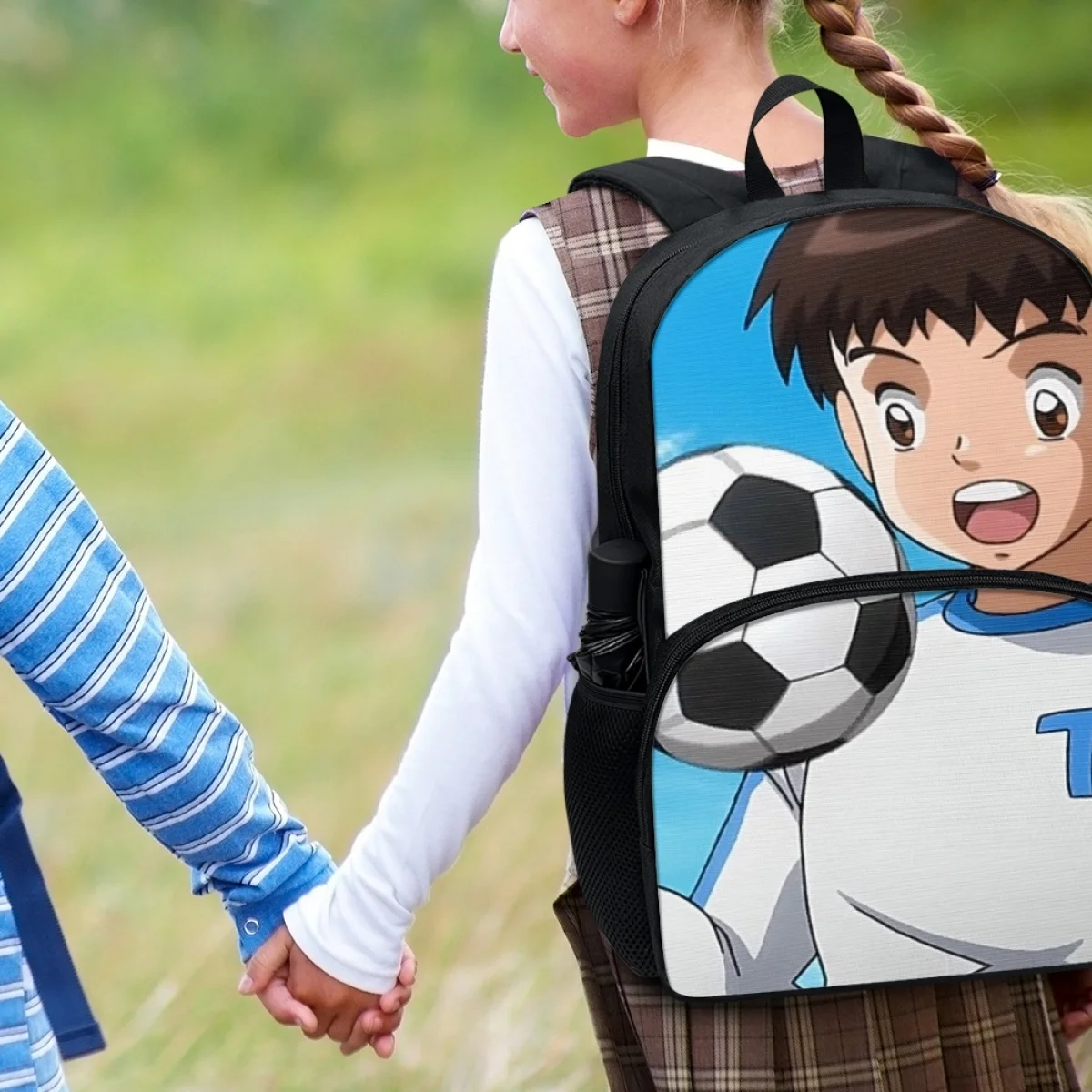 FORUDESIGNS Anime Captain Tsubasa tornistry gimnazjalistów podstawowe praktyczne plecaki do podróży klasowych wygodne