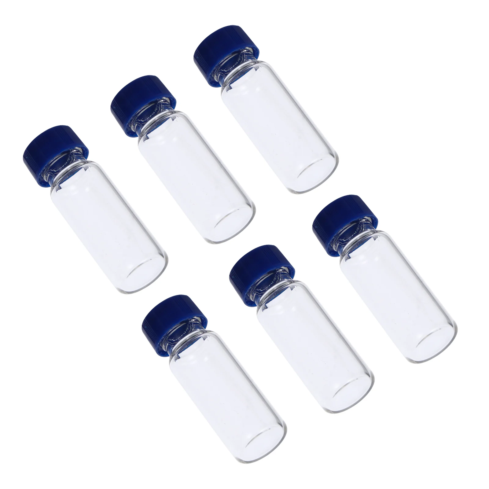 

100 Pcs Vial Sampling Vials Screwcap Bottle Sample for School Glass Container Bottles