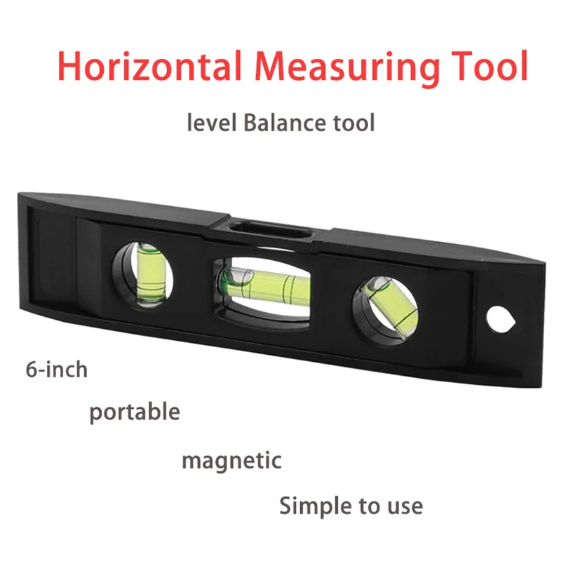 

-inch portable magnet magnetic Horizontal measuring ruler level Balance ruler level measuring tool for Carpenter Architect etc