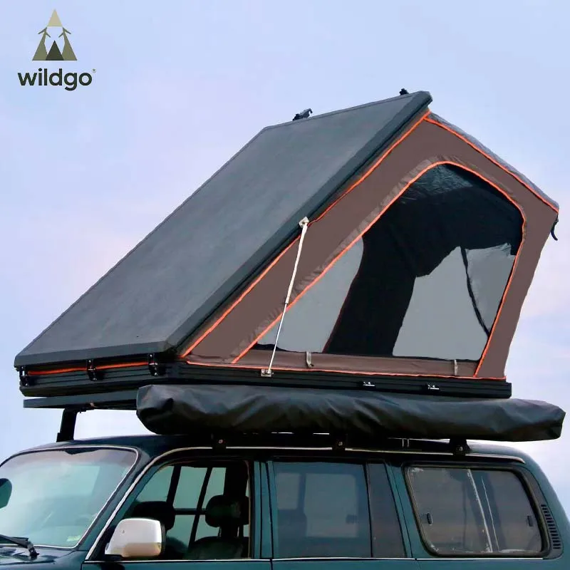 Car Roof Tent Remote Control One Bedroom Waterproof Roof Tent For SUV Jeep Pickup Trucks Automatic Opening Easy Setup