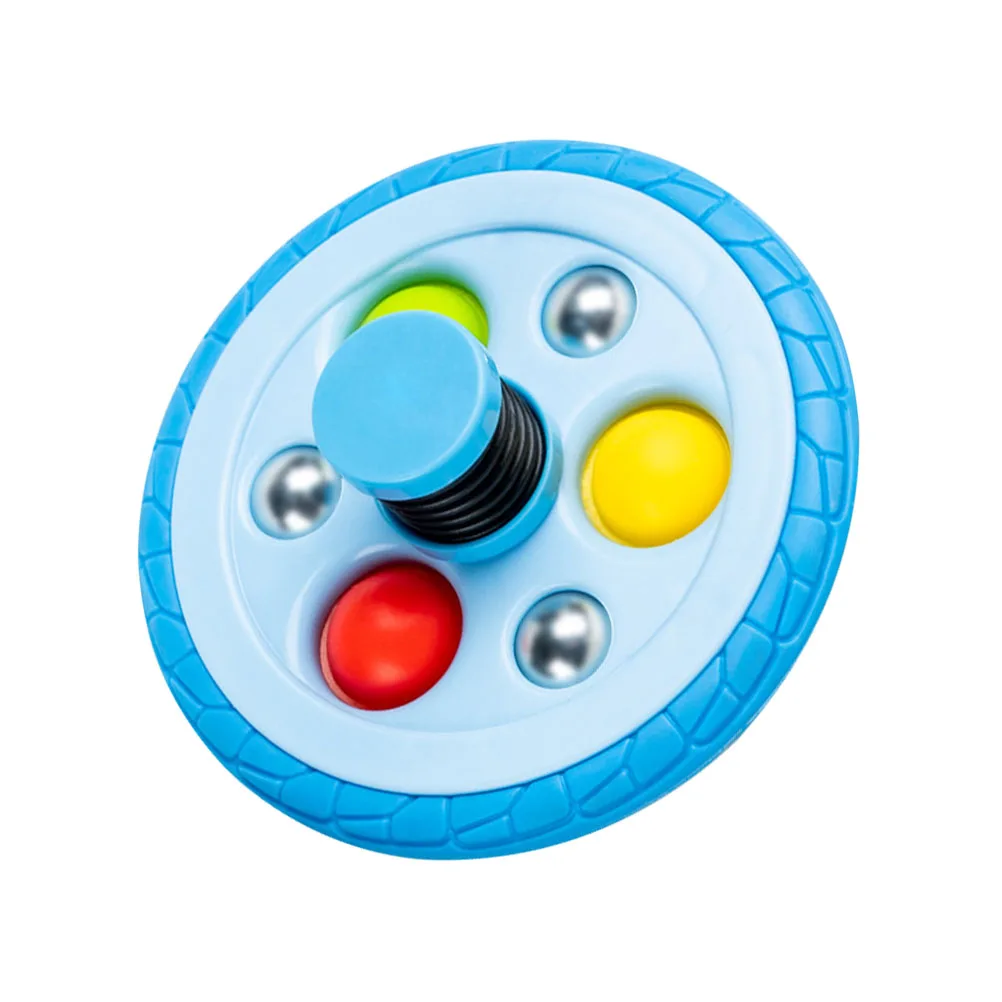 

Bounce Gyro Toy Rotating Spiral Small Tire Shape Kids Educational Fun Creative Design Hand Eye Coordination Relief Children