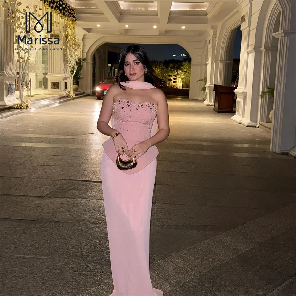 

Marissa Custom Made Elegant Women's Dresses for Wedding Party Dress Long Fish Tail Evening Dresses Woman Elegant Luxury Prom