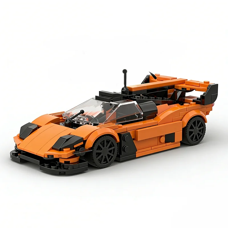 353pcs MOC City Champions Gordon Murray T Model Building Blocks Construction Christmas Gift Toy DIY Education Idea Creative