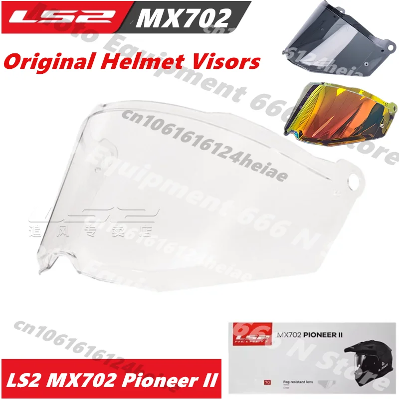 

LS2 MX702 Pioneer II Motorcycle Adventure Helmet Lens,Original Helmet Sun Visor mx702 Anti fog sticker clear lens