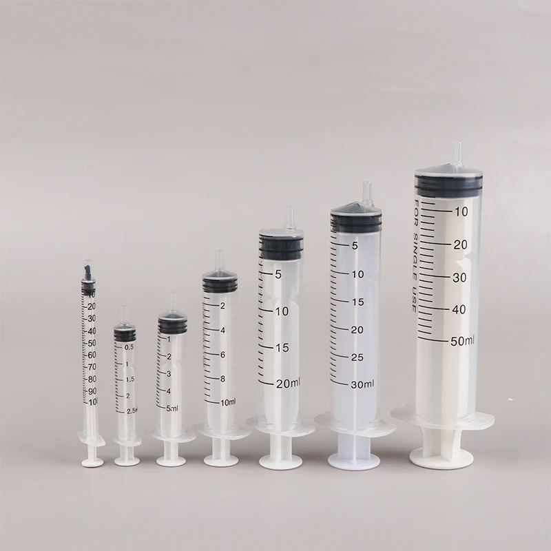 1/2.5/5/10/20/30/50ml Perfume Dispenser Injection Plastic Syringe Spray Liquid Bottling Perfume Nozzle Cosmetic Packaging Tool