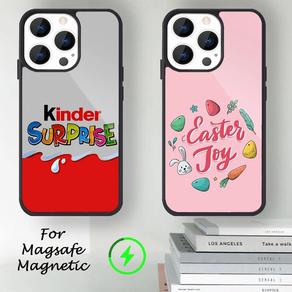 

Kinder Surprise Phone Case For iPhone 14 13 12 11 15 Pro Max Magsafe Magnetic