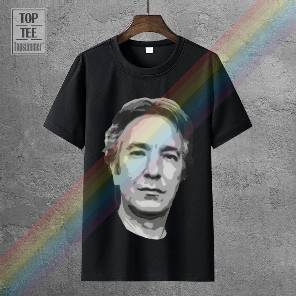 Quality Shirts New Style Alan Rickman Acteur Legend T-Shirt Toutes Tailles Neuf Short-Sleeve Casual O-Neck T Shirts