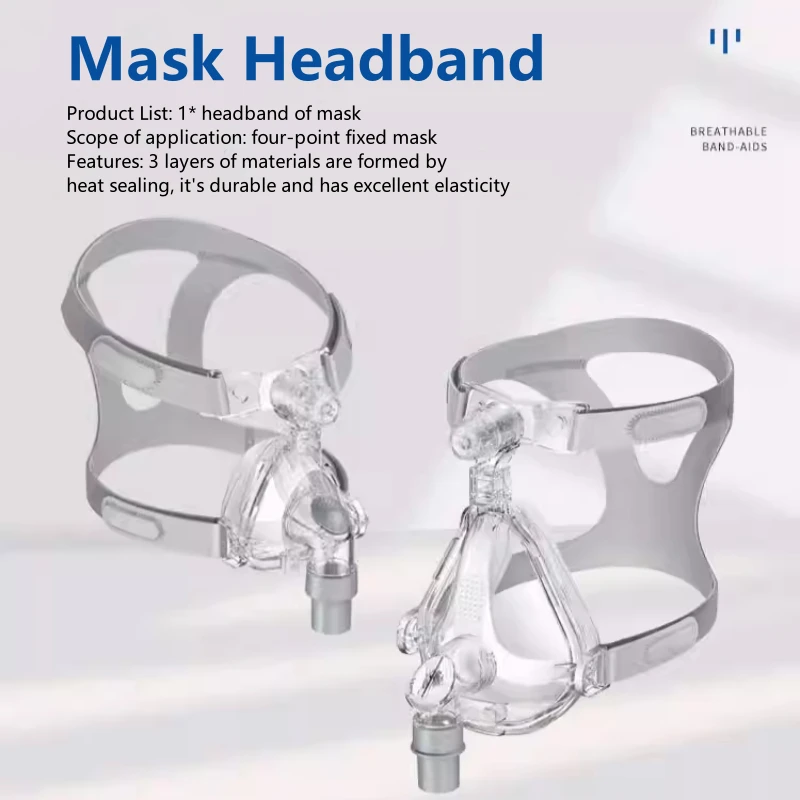 Cinghia universale per copricapo maschera CPAP per ResMed Philips Respironics