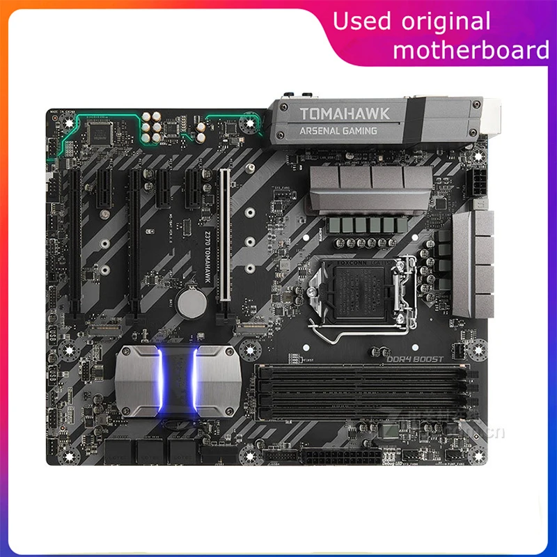 

Used LGA 1151 For Intel Z370 Z370 TOMAHAWK Computer USB3.0 SATA3 Motherboard DDR4 64G Desktop Mainboard