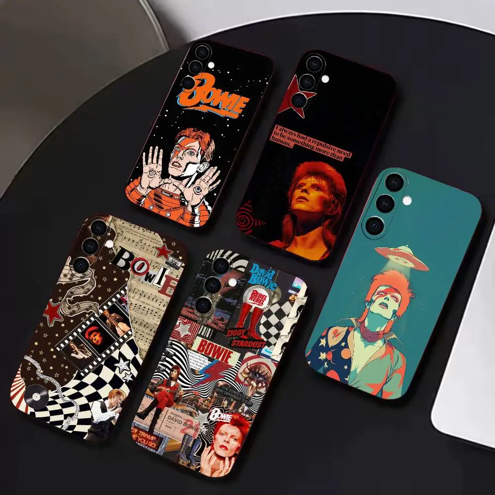 David Bowie-A-Aladdin Sane  Phone Case For Samsung A72,A53,A71,A70,A52,A73,A51,Silicone Black Soft