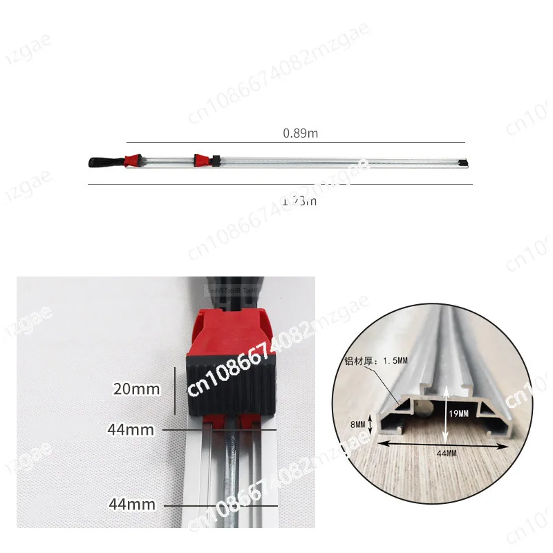 

Фиксатор направляющей для циркулярной пилы и дисковой пилы, 90 см, зажим для деревообрабатывающих работ