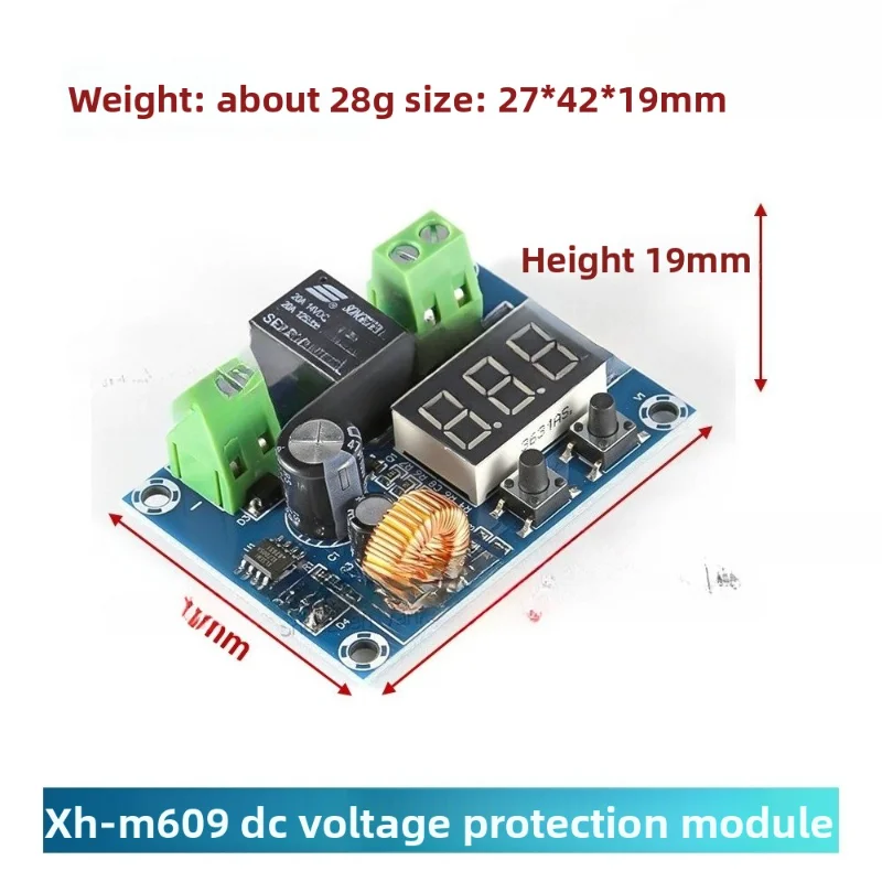 XH-M609 وحدة حماية الجهد DC بطارية ليثيوم فقدان الجهد المنخفض انخفاض الطاقة قطع الإخراج 12-36 فولت #2