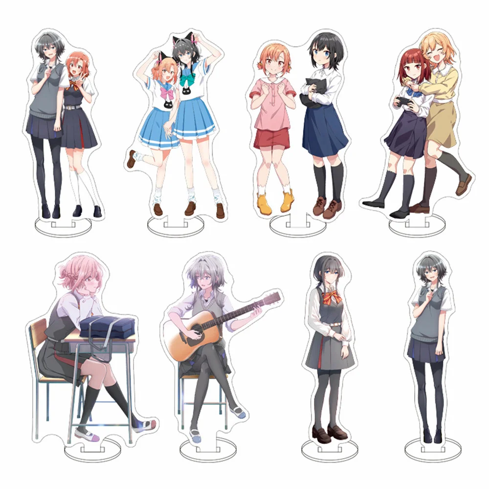 Anime Whispering You a Love Song Kino Himari Asanagi Yori Acrylic Stand Figure Display Cosplay Charm Cartoon Desktop Model Plate