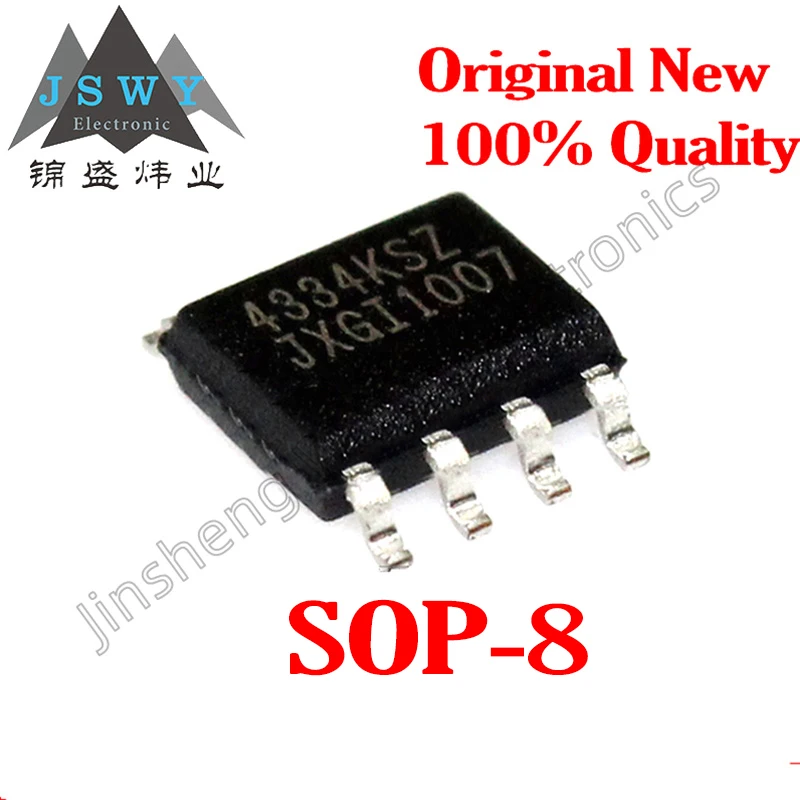 1~20PCS Good Quality CS4334-KSZR CS4334 SOP8 Silkscreen 4334KSZ Digital to Analog Converter Chip Brand New Free Shipping