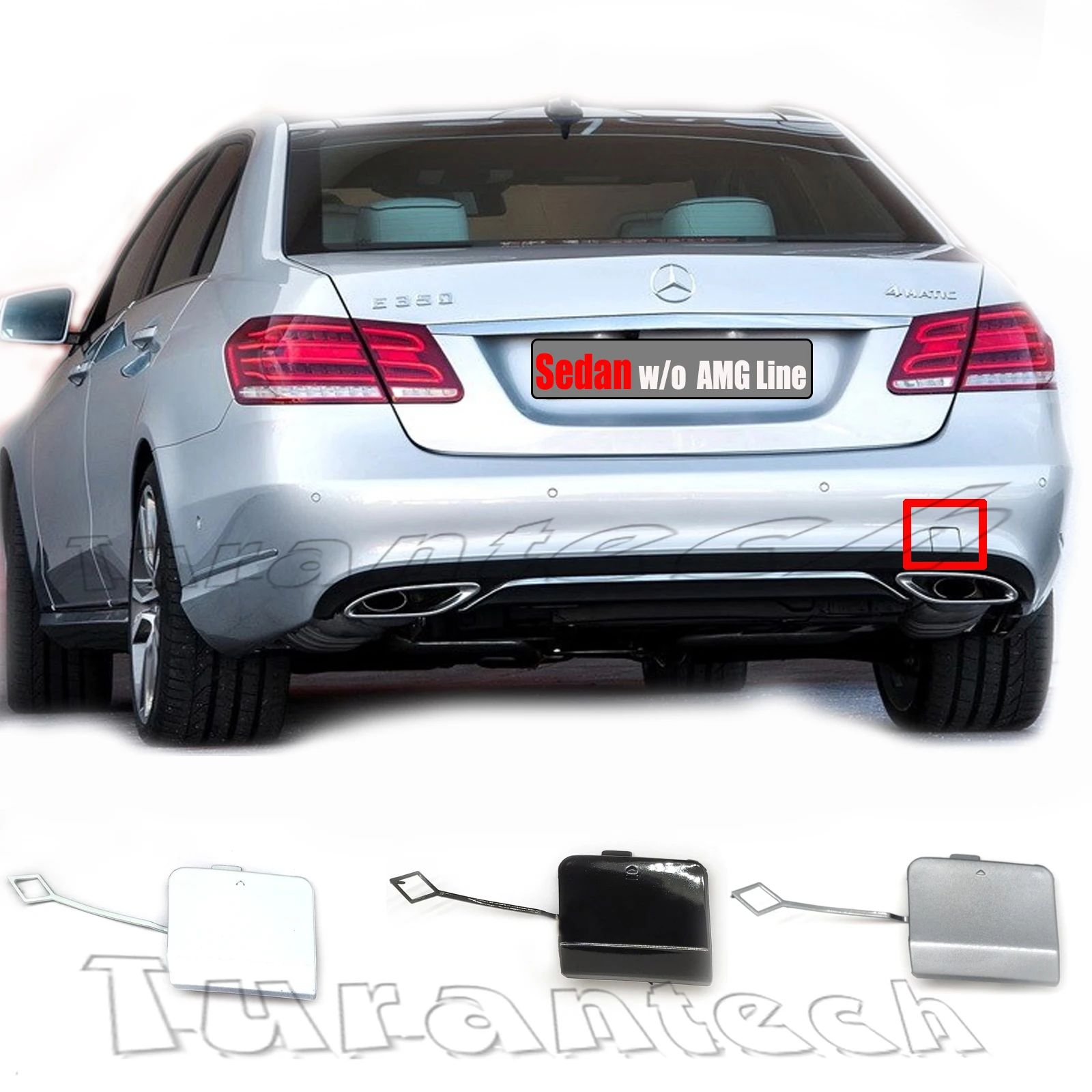 Fit 14-16 Mercedes-Benz E-class W212 Sedan Wagon E 250/E 350/E 400/E 550 REAR TOW COVER A2128850726