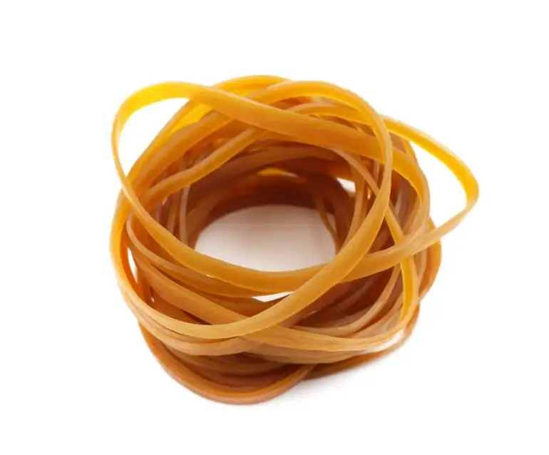 Diameter 7cm Brown Wide Elastic Rubber Bands For Package Packing Office Supply