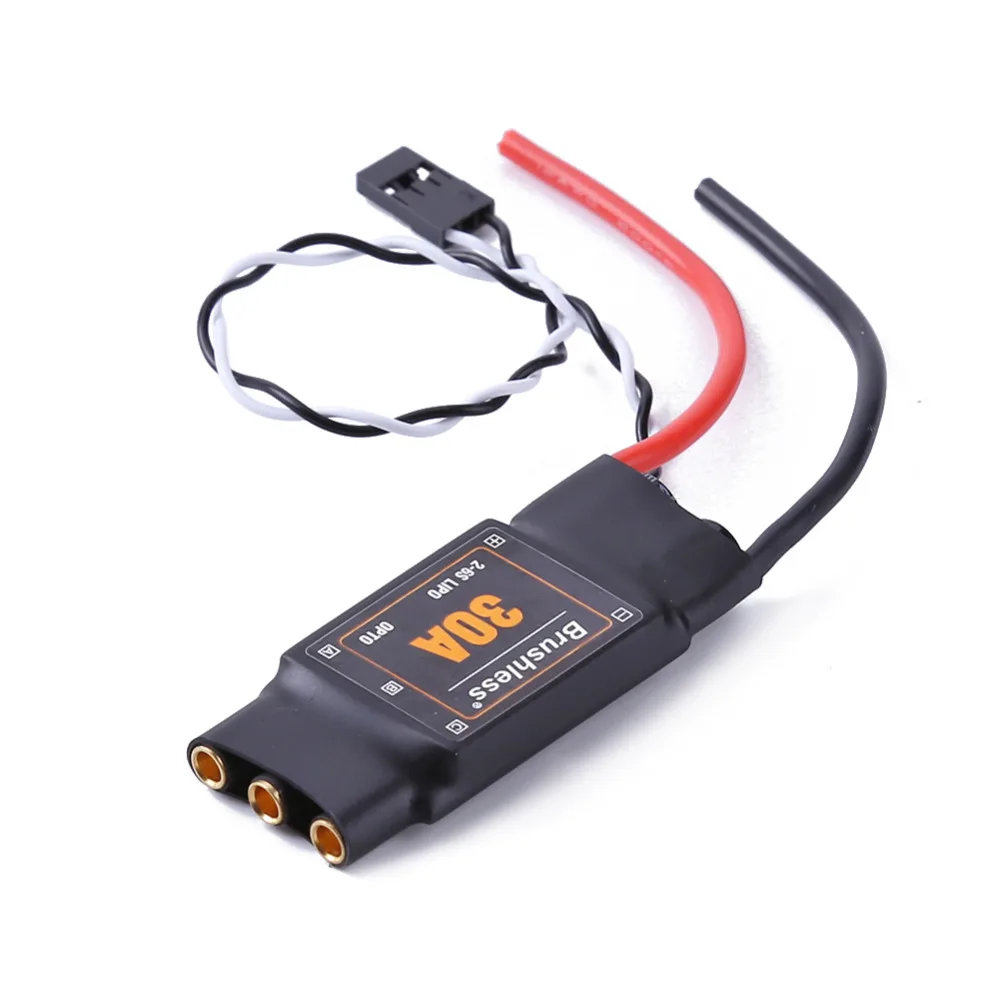 30A 2-6S Lipo بدون فرش ESC No BEC معدل تحديث عالي لمروحيات الطائرات متعددة المحاور Rc