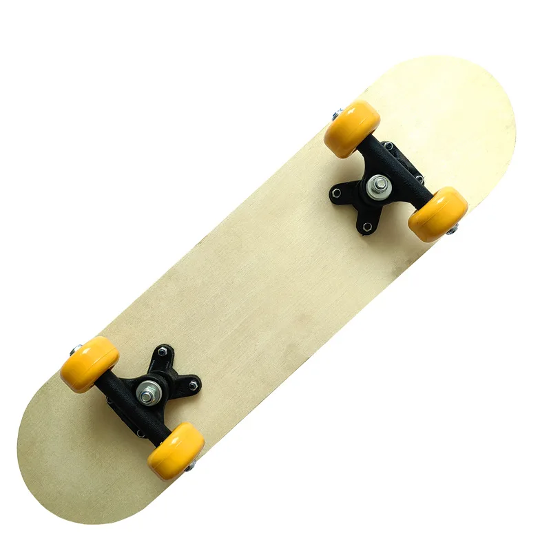 Children's Hand-painted Skateboard Double-sided Blank Log Board DIY Hand-painted Graffiti Painting Skateboard