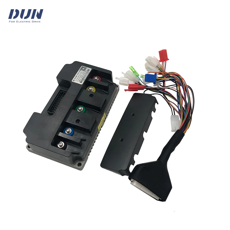 48V-72V ND72200 Fardriver 55A BLDC Sine Wave Hall Sensor Controller with DKD Display and T08 Throttle for 800W-1500W Motor