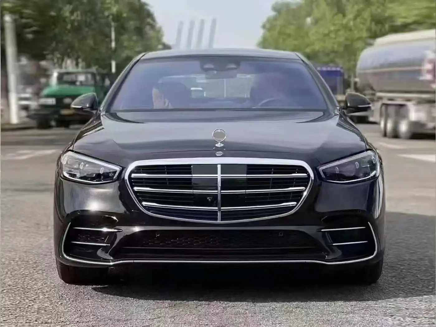 For  06-13 S Class W221 Upgrade W223 S450 Body Kit W221 Old to New W223 Bumper Hood Headlight Taillight Fender