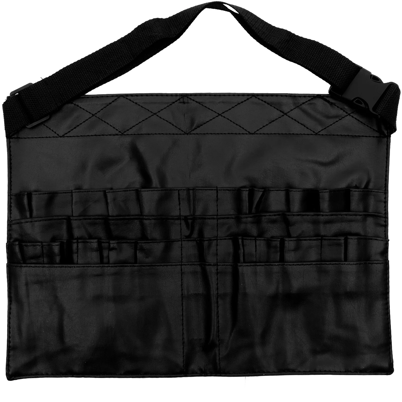 Sac pour pinceaux de maquillage, pochette de tablier de taille Portable en Pu de qualité supérieure pour femmes, organisateur multifonctionnel, outil de beauté pratique