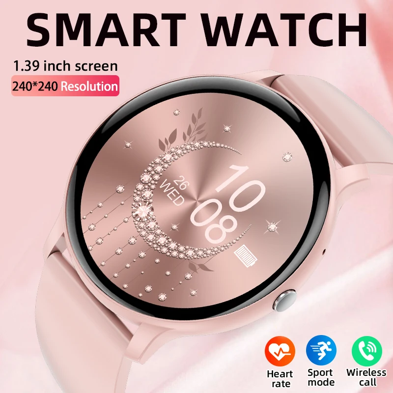 

2026 New Smart Watch Women Men Bluetooth Call Sports Fitness Watches Heart Rate Health Monitor Smartwatch Ladies For Android iOS