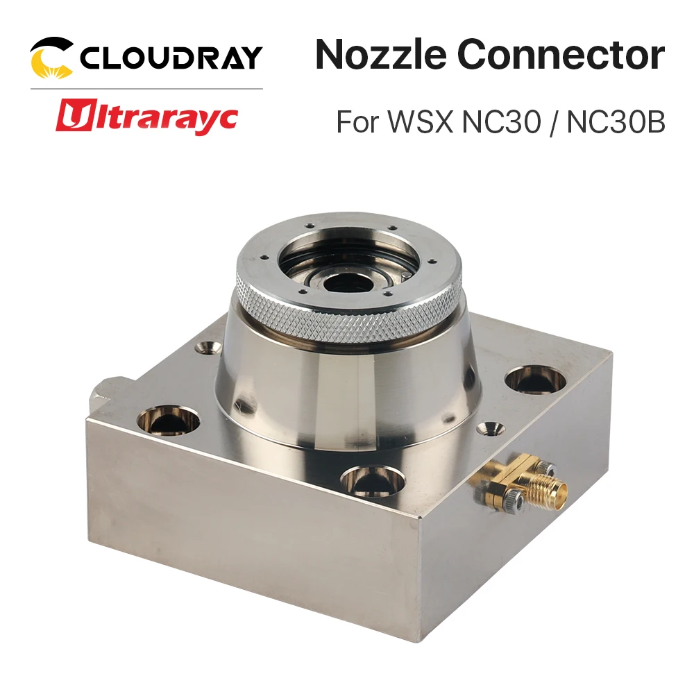 Ultrarayc WSX Fiber Laser Nozzle Connector WSX Capacitive Sensor Ceramic Holder for WSX NC30 NC30B Laser Head Metal Cutting Part