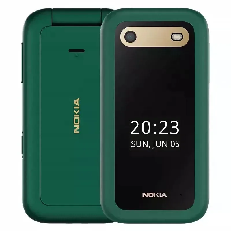 Refurbished Nokia 2660 Flip 4G Unlocked Mobile Phone Dual SIM 2.8"