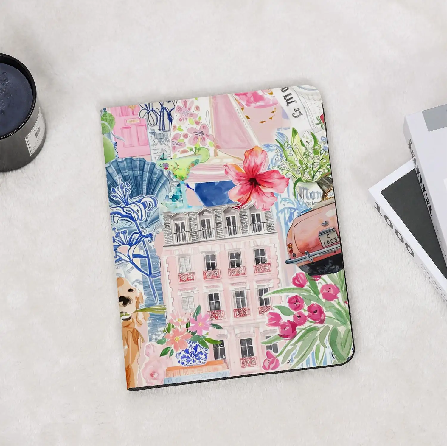 

Pink Scrapbook Girly ipad case For Apple Air 10.9 iPad Pro 2020 Cover for iPad 10.2 11 12.9in 2021 Mini 5 6 Case