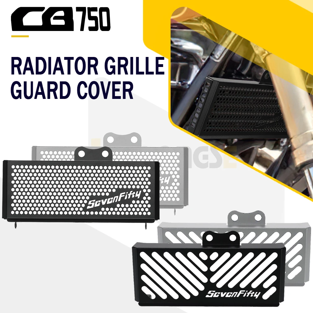 

For Honda CB750 CB 750 F2 Seven Fifty 1992-2003 2002 CB750 Motorcycle Radiator Guard Oil Radiator Grille Shield Protection Cover