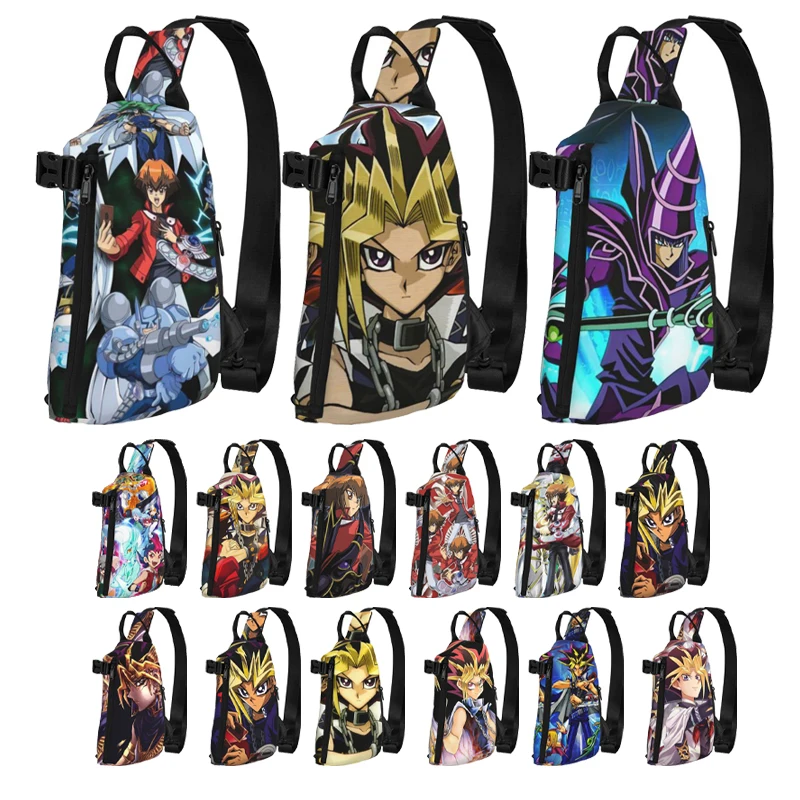 Yugioh,Chess Game Shoulder Bags Chest Cross Chest Bag Diagonally Casual Messenger Bag Travel Handbag