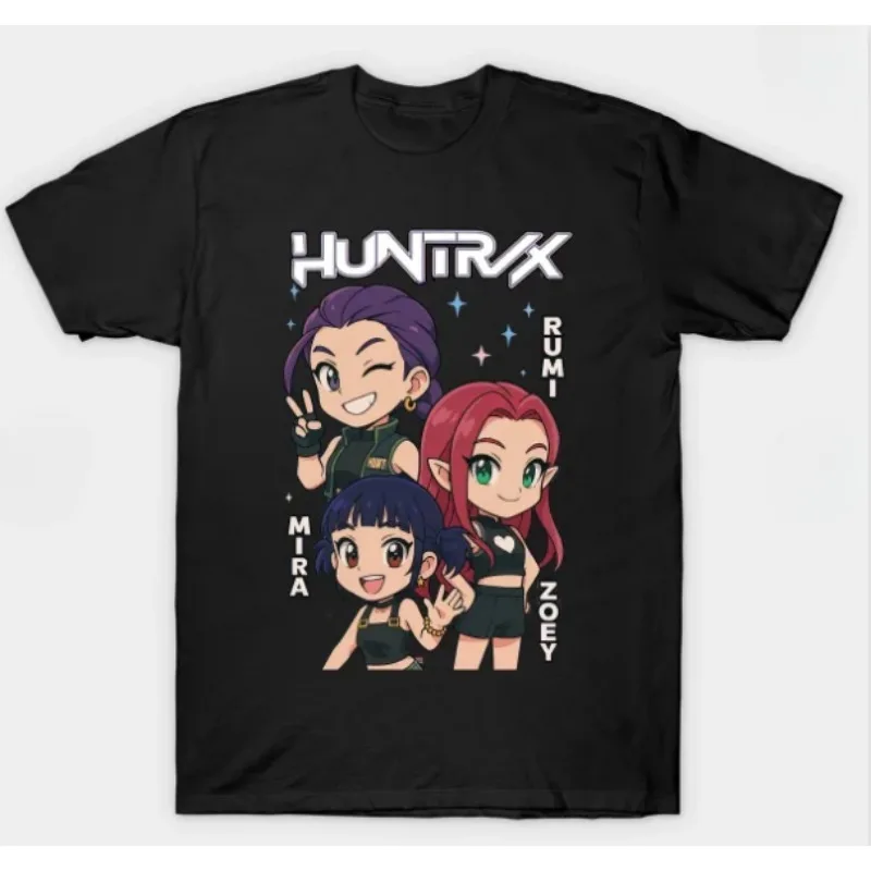 

KPop Demon Hunters Merch 2025 Tee Merch T-shirt Men Short Sleeve Funny Tee Unisex Tops