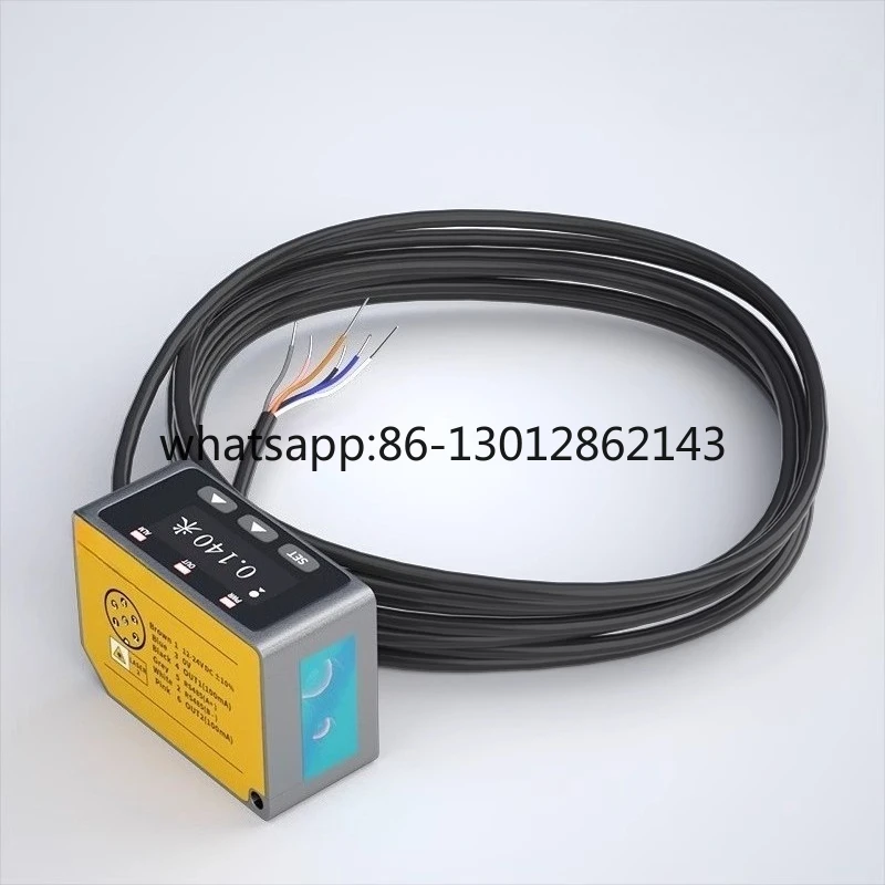 Long-distance large-range laser displacement ranging sensor TOF photoelectric switch sends computer software 485 communication