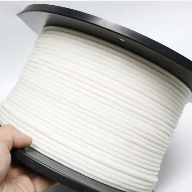 10M PTFE braided Rope Acid And Alkali Resistant PTFE Sampling Rope High Temperature Corrosion Resistance Level Gauge Teflon