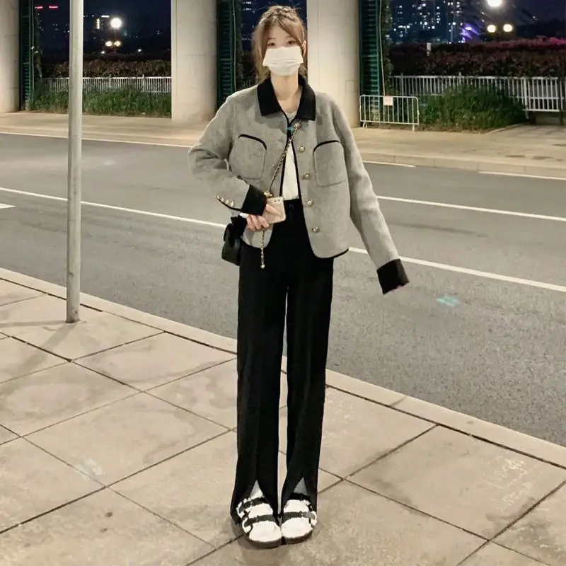 

Женская куртка в стиле Xiaoxiang, небольшая бейсбольная куртка в французском стиле