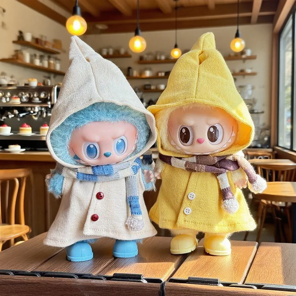 【بدون دمية】ملابس قزم جميلة ملابس دمى صغيرة تلبيس الزي لملابس زينة عيد الميلاد من Labubu