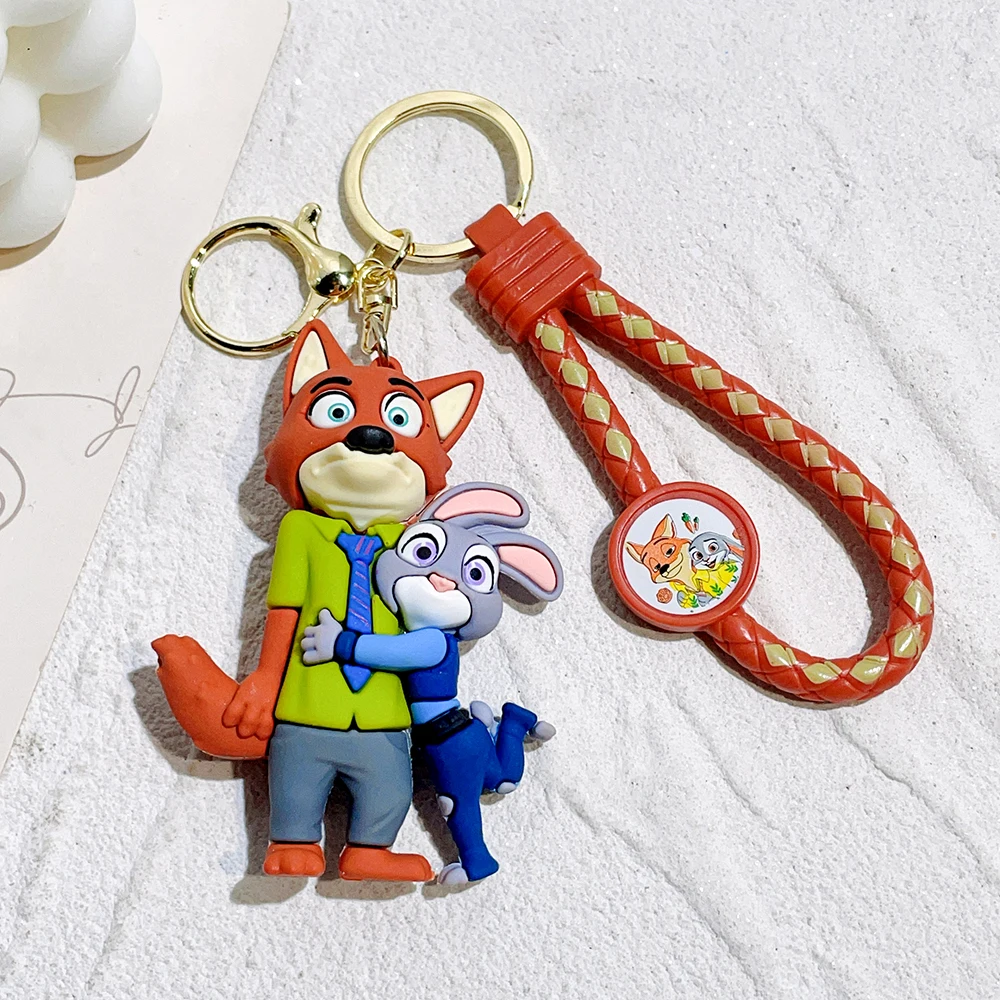 Figurka Disney Zootopia 2, urocza lalka z PVC, brelok do kluczyków samochodowych, zawieszka do torby, idealny prezent na Boże Narodzenie