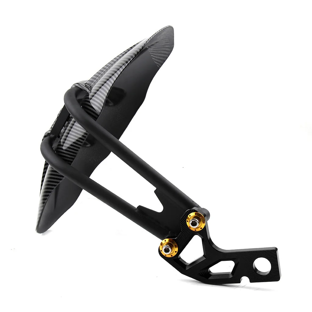Applicable to X-ADV750 motorcycle carbon fiber water transfer printing rear wheel fender dustproof aluminum alloy backing
