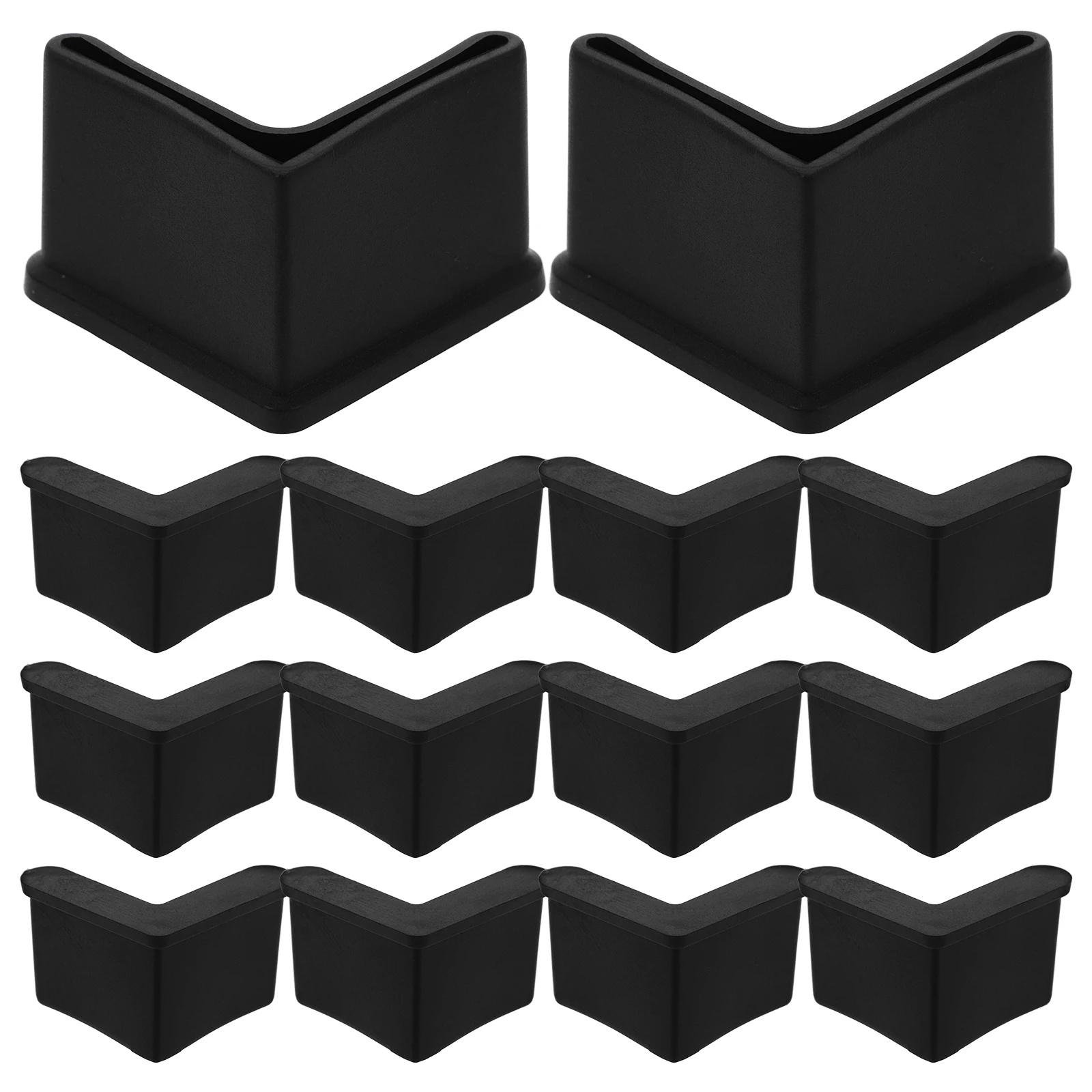 

20pcs Rubber Feet Furniture Cover Non Slip Grippers Pads Protectors Table Stabilizers Bed Frame Leg Covers Floor Pad