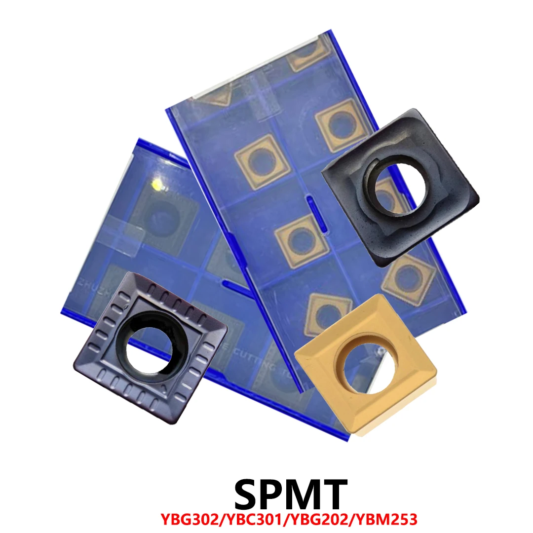 

Оригинальные инструменты SPMT060304 SPMT120408 SPMT120430 SPMT09T308 SPMT09T308-HT YBG302 YBD252 YBG202 Твердосплавные вставки Держатель с ЧПУ SPMT