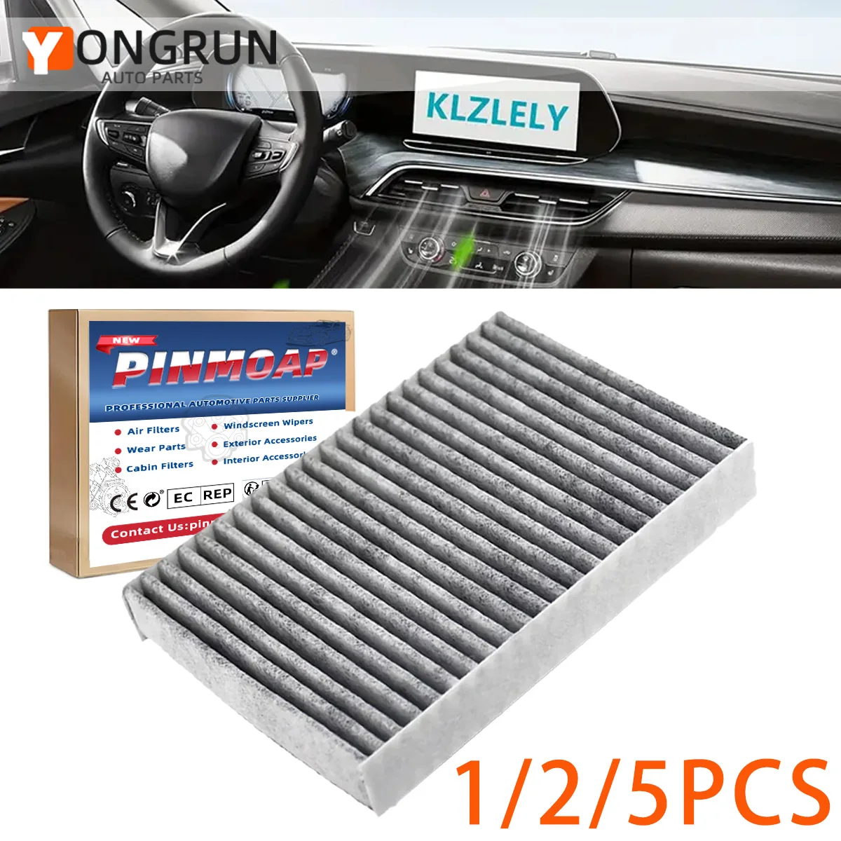 

Фильтр кондиционера YONGRUN подходит для Toyota 87139-02020 CF10285 87139-YZZ16 87139-50060 87139-06080 Замена фильтра