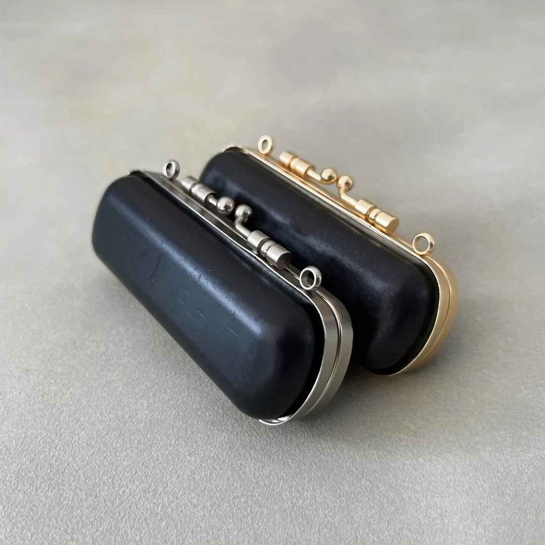 Make Your Own Hard Shell Box Clutch Bag Frame And Sides Purse Box Frame Small Loop Lipstick Bag with Mirror Kiss Lock Wedding