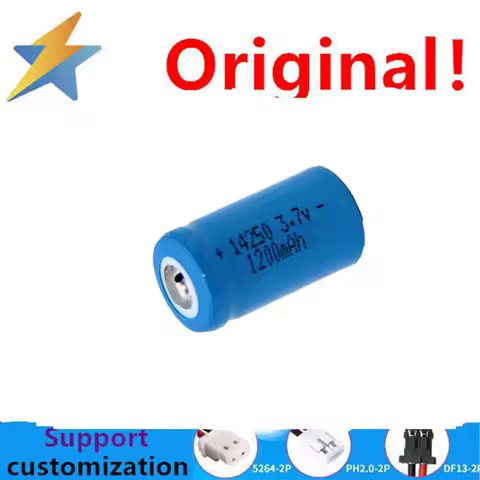buy more will cheap 14250 rechargeable battery 14250 lithium battery 3.7V pointed full capacity battery 1200mAh