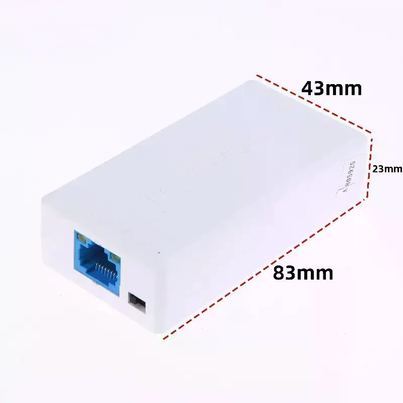 100Mbps 1 To 2 PoE Extender, IEEE802.3af/at Plug&Play 48V Dual Port Repeater For IP Camera AP NVR PoE Switch