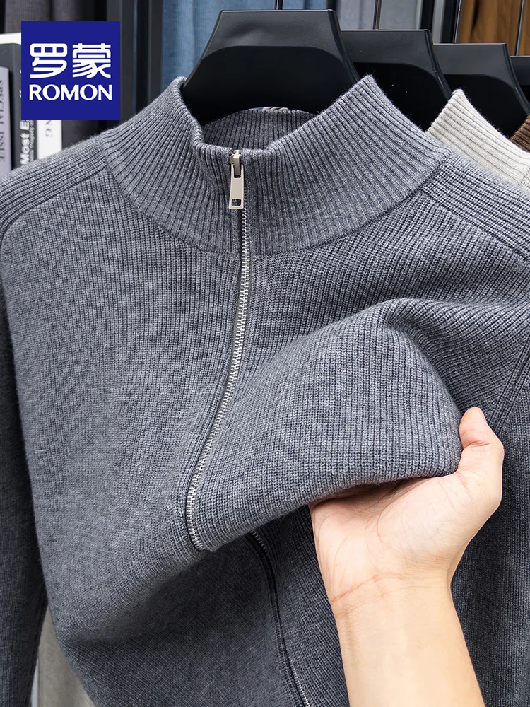 

Мужской вязаный кардиган Lormen из шерсти Thiened на молнии Ne, теплое зимнее модное пальто Ci Sle Long Sve, базовое молодежное пальто