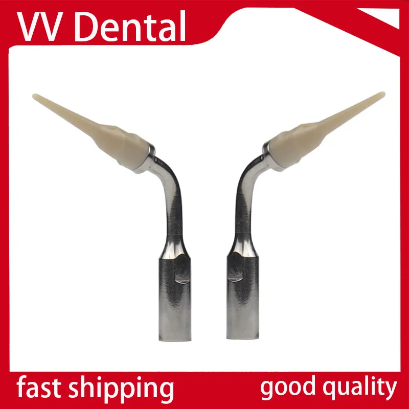 

2 шт., наконечник для имплантата полости рта, ультразвуковой наконечник для скалера, подходит для наконечника SATELEC/DTE для дробления субгенамента, абатуажа имплантата