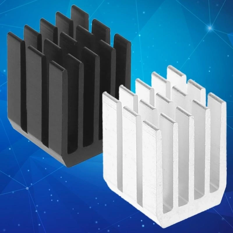 2025 BARU 5 Pieces 9x9x12mm Aluminium Heatsink Blok Komputer Pendingin Chip Elektronik Radiator Anodized Fast Cooling