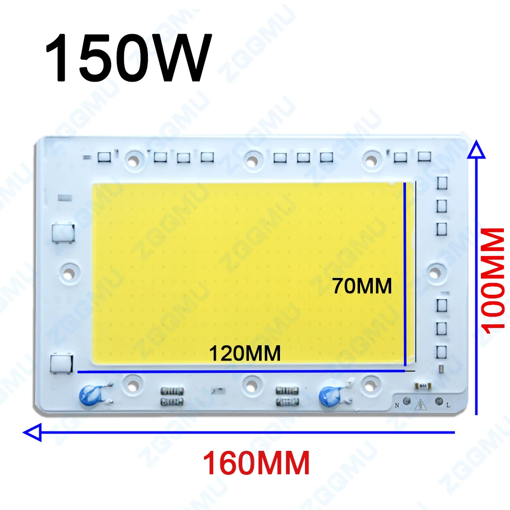 Imagem -06 - Motor de Projeção sem Motorista Fonte de Luz Integrada Cob ca Série 5054 50w 100w 150w 110v 220v