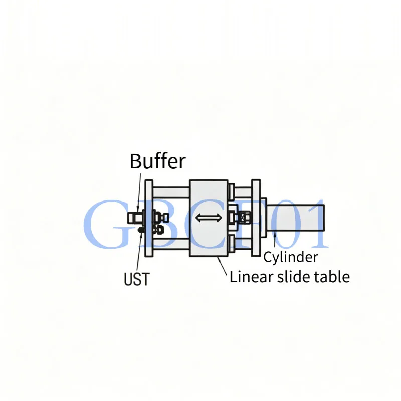 Stop Bolt with Polyurethane Buffer Positioning Screw Hexagon Anti-Crash Bumper Bolt M3-M4 Cushion limit screw